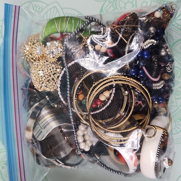 Other - 4lb Mystery Craft Broken Jewelry Loose Beads Lot PRICE FIRM - CANNOT BE BUNDLED